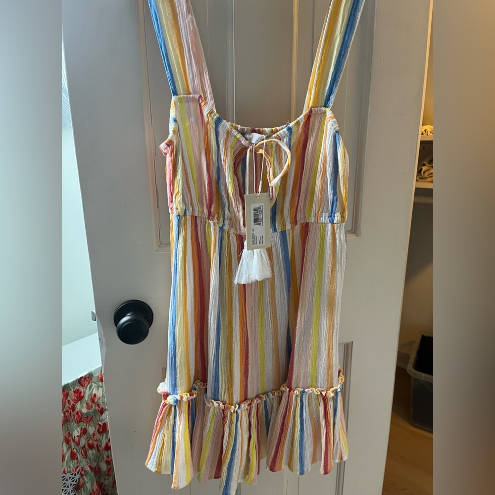 Ramy Brook Colorful Striped Sundress